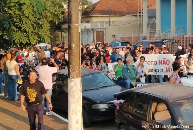 SIMTED Aquidauana - Mobilização em defesa da educação